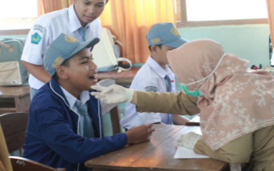 Puskesmas Gadingrejo Lakukan Penjaringan Kesehatan Siswa di SMAN 1 Gadingrejo