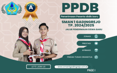 Informasi PPDB SMAN 1 Gadingrejo TP.2024/2025