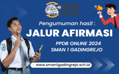 Berita Pengumuman Hasil PPDB Jalur Afirmasi SMAN 1 Gadingrejo Tahun 2024